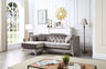 Soft y Micro Suede Sofa Chaise