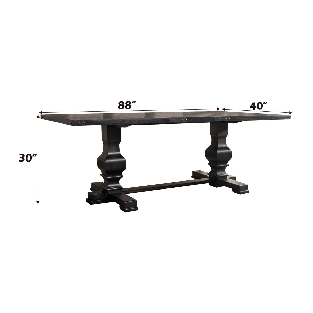Morland Dining Table - Black