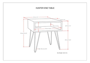 Hunter - End Table - Natural