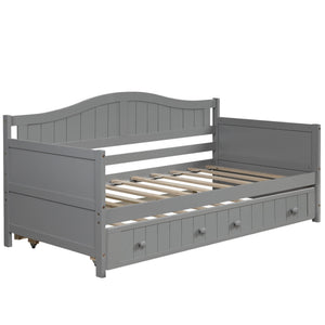 Wooden Daybed, Sofa Bed, No Box Spring Needed