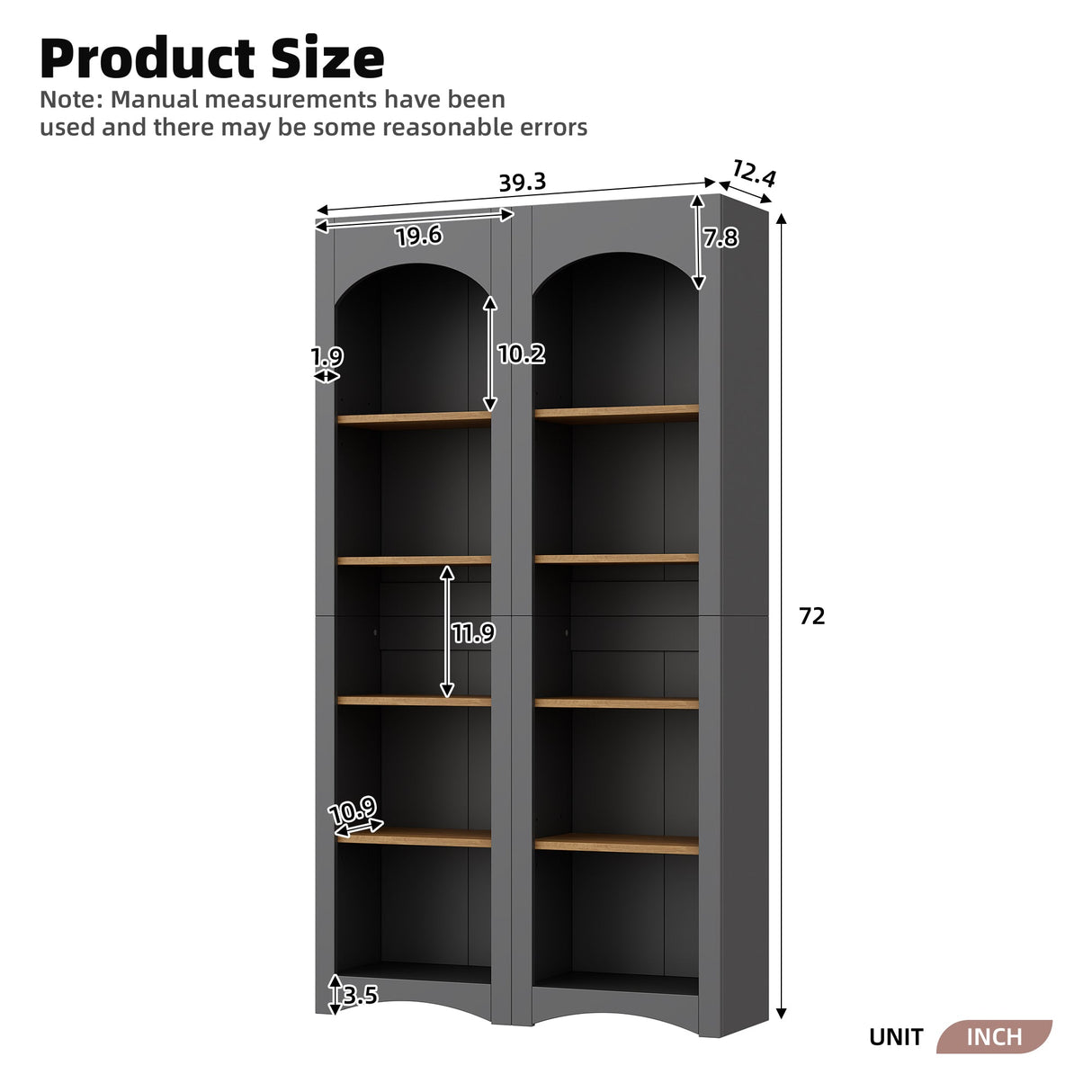 ON-TREND 3-Piece Farmhouse Entertainment Center