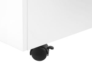 File Cabinet Rolling Mobile Storage Drawers Printer Stand For Office