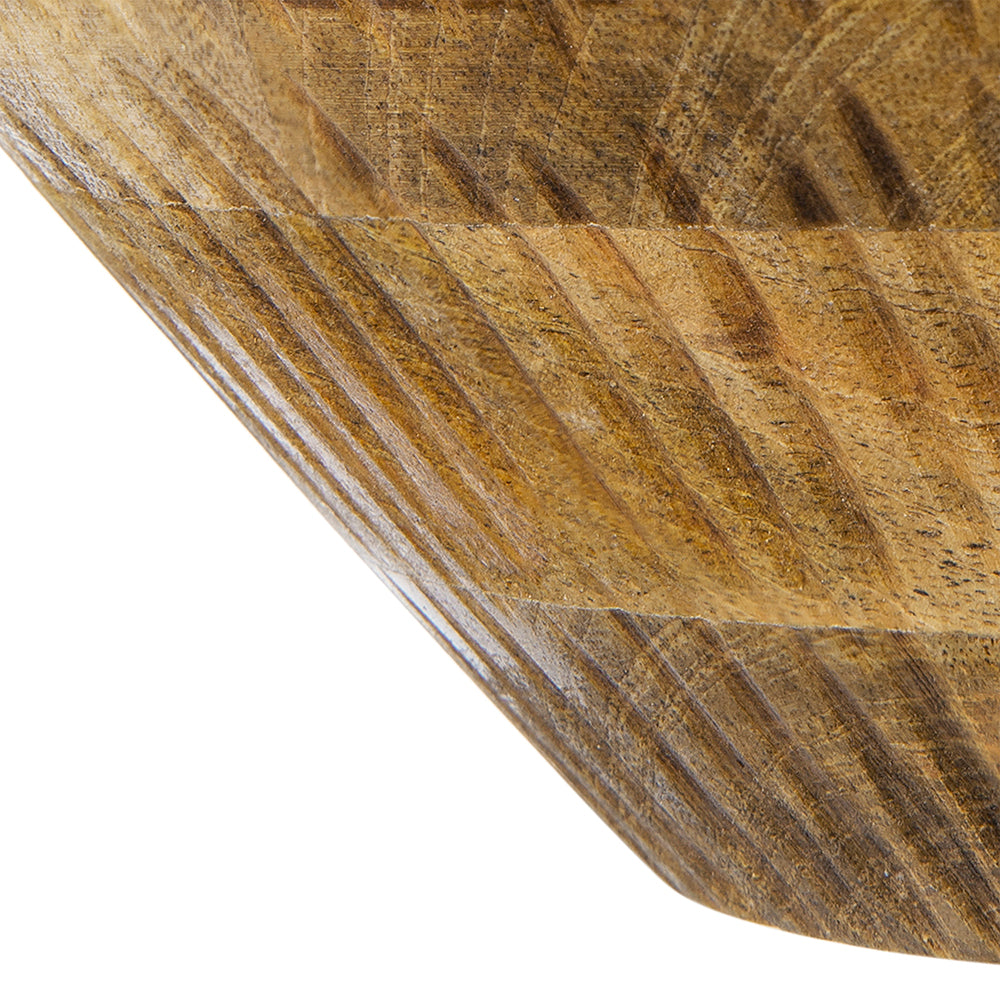 D12x4' Mango Wood Round Decorative Bowl