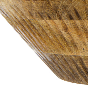 D12x4' Mango Wood Round Decorative Bowl