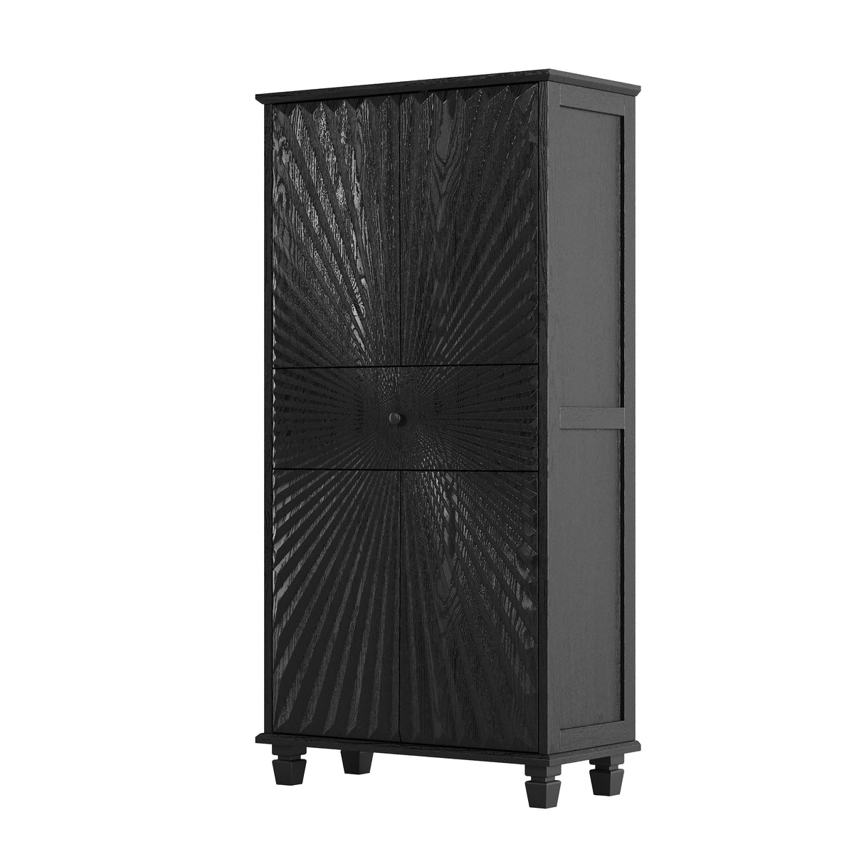 64.5'' Tall Accent 4-Door Cabinet