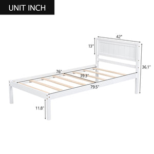 Platform Bed Frame With Headboard