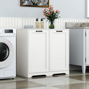 Laundry Cabinet with Tilt-Out Hamper