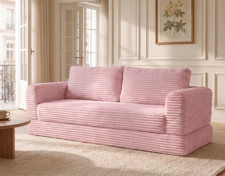 55 Inch Convertible Futon Sofa Bed