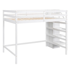 Loft Bed With Built In Storage Wardrobe And Staircase