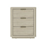 Evelyn - Nightstand With 3 Drawers, Smooth Rounded Edges