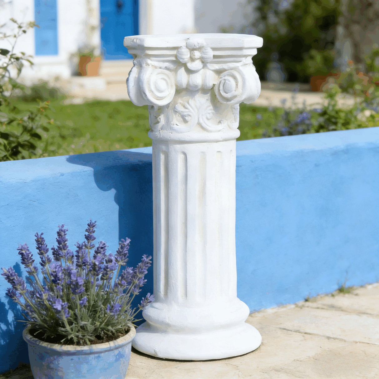 Garden Decorative Column, 15" Retro Elegant
