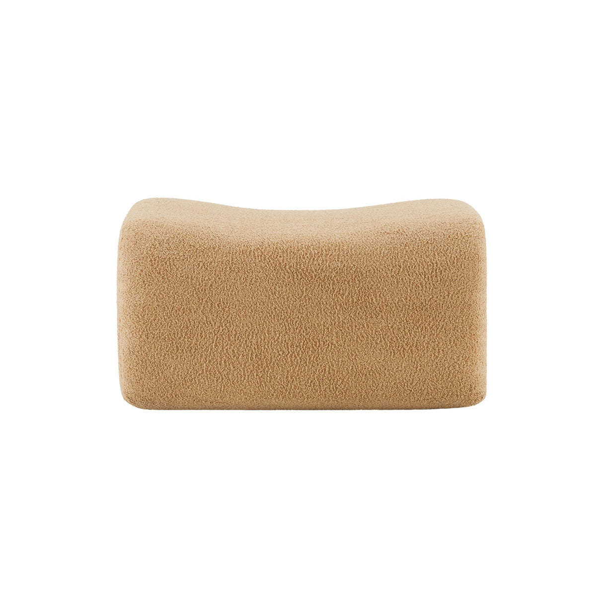 Ottoman Teddy Fabric-Camel