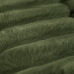 Green Sofa Ottoman – Plush Corduroy Fabric