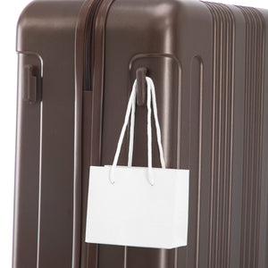 3 Piece ABS Spinner Wheel Luggage Set (Brown)