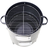 17 Inch Steel Charcoal Smoker Heavy Duty Round BBQ Grill