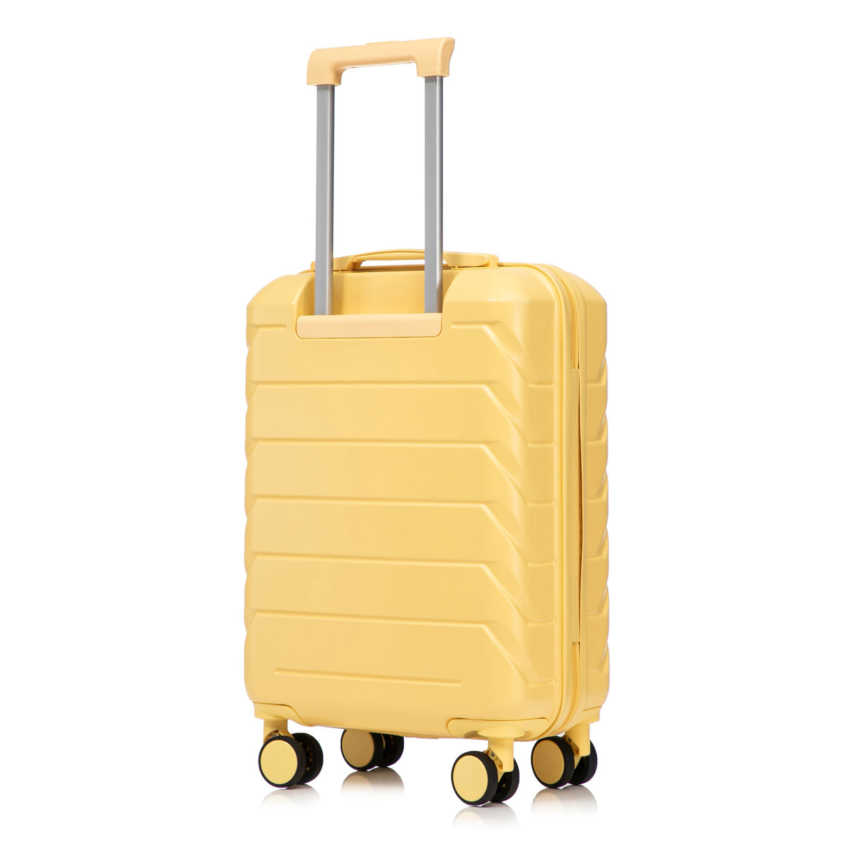 14'/20' 2-Piece ABS Spinner Wheel Luggage Set with Combination Lock