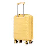 14'/20' 2-Piece ABS Spinner Wheel Luggage Set with Combination Lock