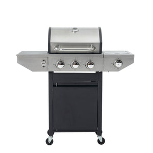 GigaTech 3 Burner Stainless Steel Propane Grill with Side Burner