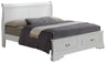 Upholstered Panel Sleigh Bed Design