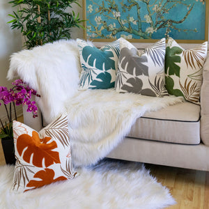 Autumn Vibes Leaf Accent Pillow - 2 Pack