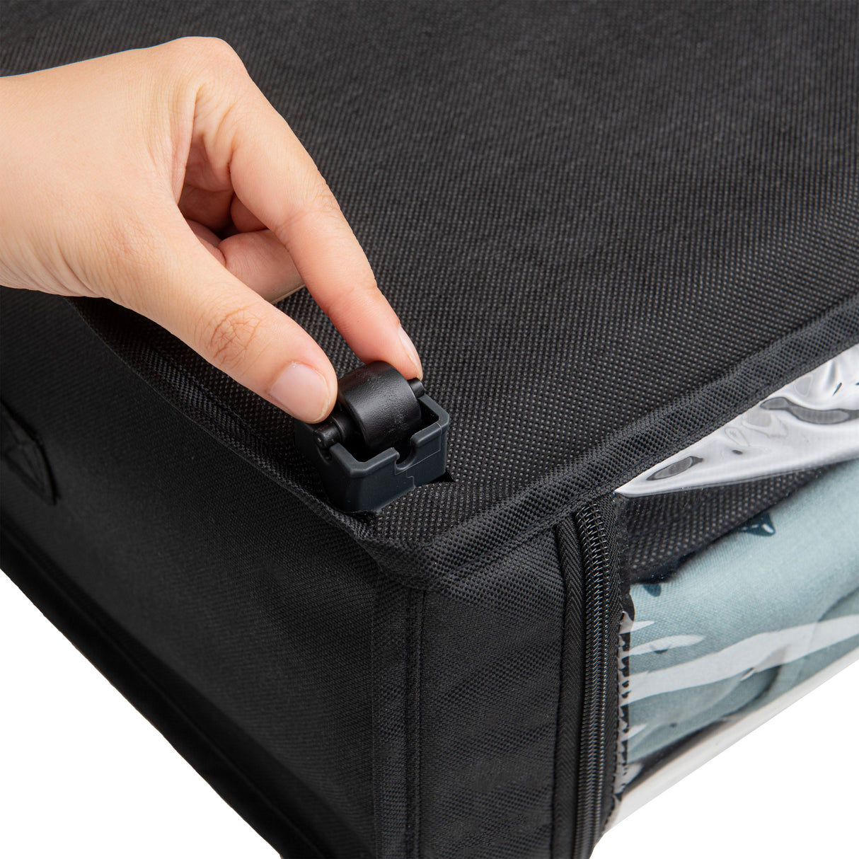 Set of 2 Under-Bed Rolling Storage Containers