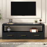 Mirod-Stylish-TV-Stand-with-Ample-Storage,Classic-Design-with-Three-Drawers-and-Spacious-Surface,Minimalist-Metal-Handles,Versatile-as-TV-Console-or-Side-Cabinet-