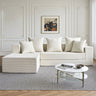 106.5" Convertible L-Shaped Sectional Sofa Bed