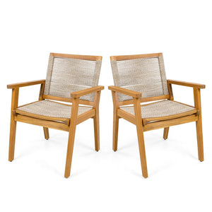 Outdoor Rope Dining Chair (Set of 2)