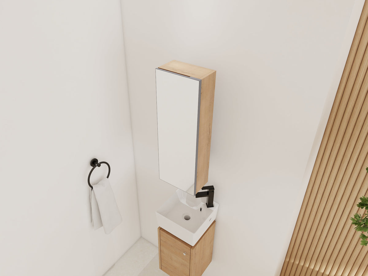 10'' Bathroom Mirror Cabinet with Storage