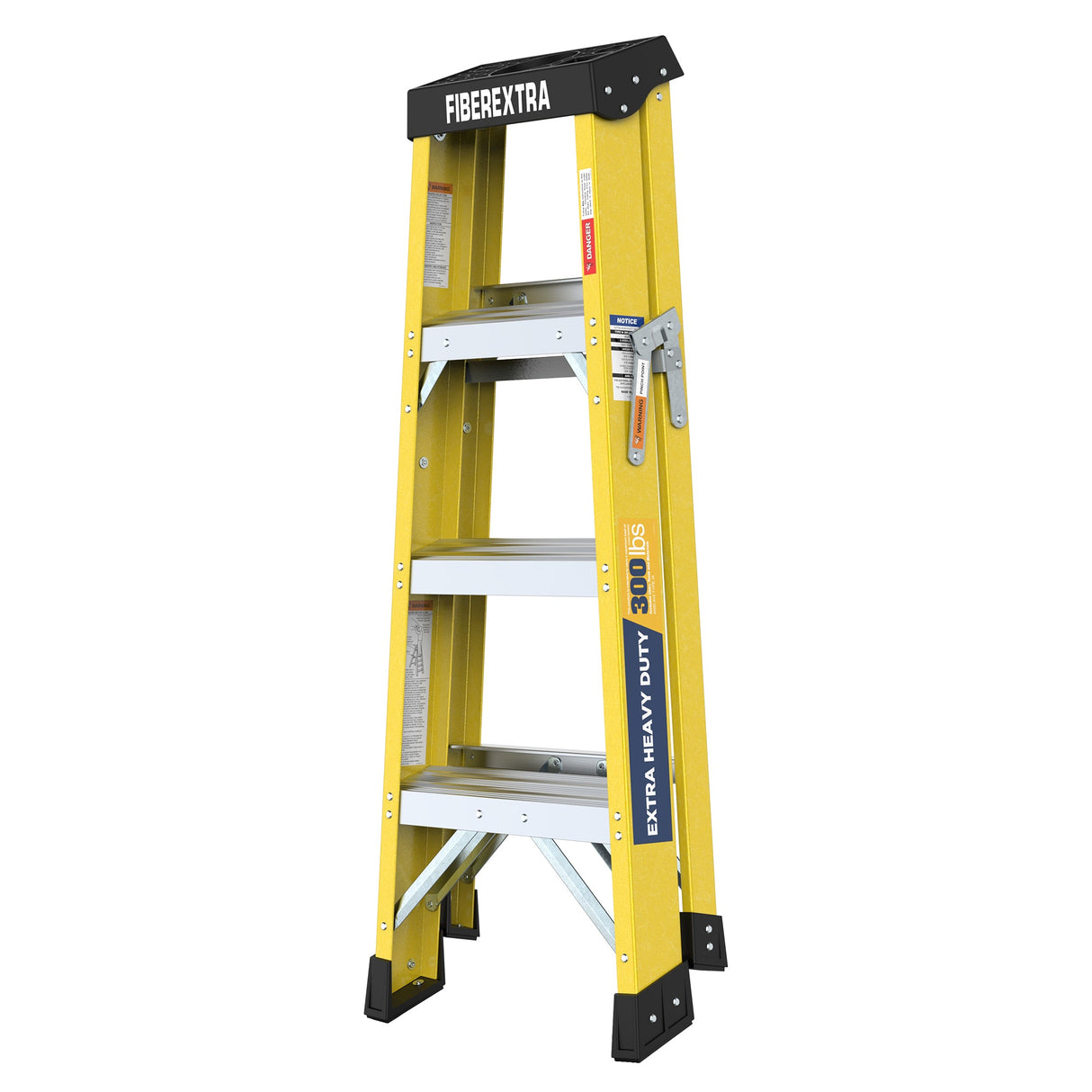 Fiberglass Reinforced Single Side Ladder – 4-Step