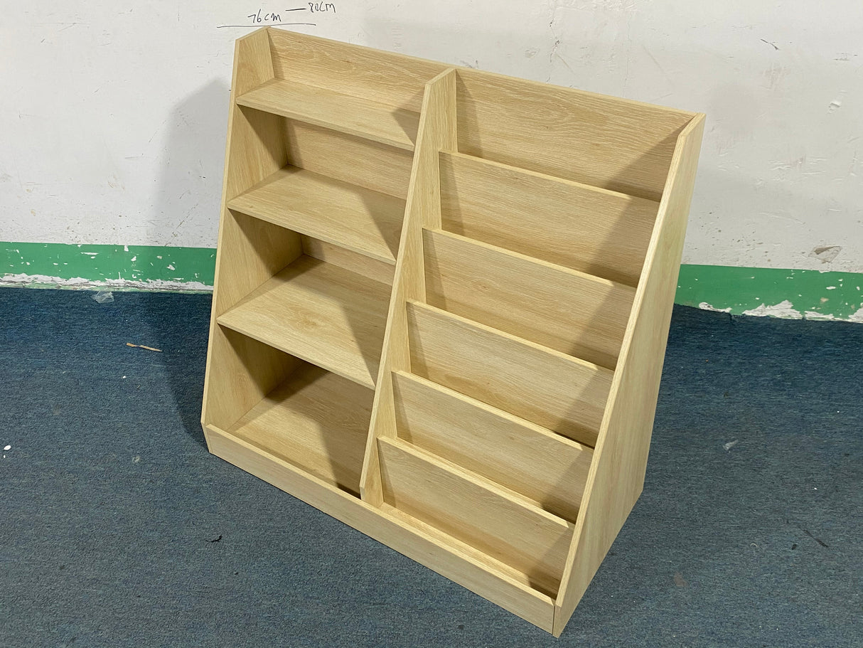 Kids Bookshelf and Toy Storage Organizer