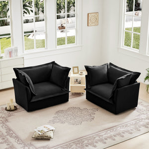 Set of 2 Slipcovered Armchairs