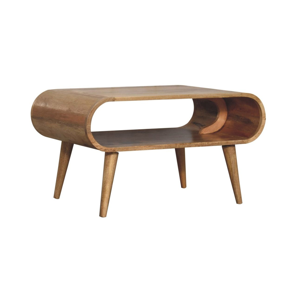 Solid Wood Open Coffee Table