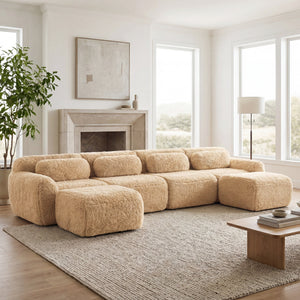U-Shaped Boneless Sofa