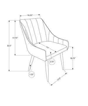 Upholstered Side Dining Chair For Dining Room (Set of 2)
