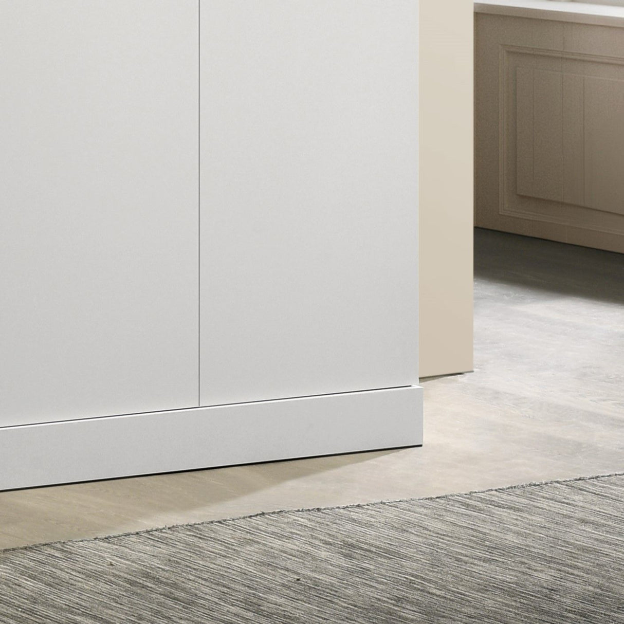 Declan 3-Door Wardrobe Cabinet Armoire in White