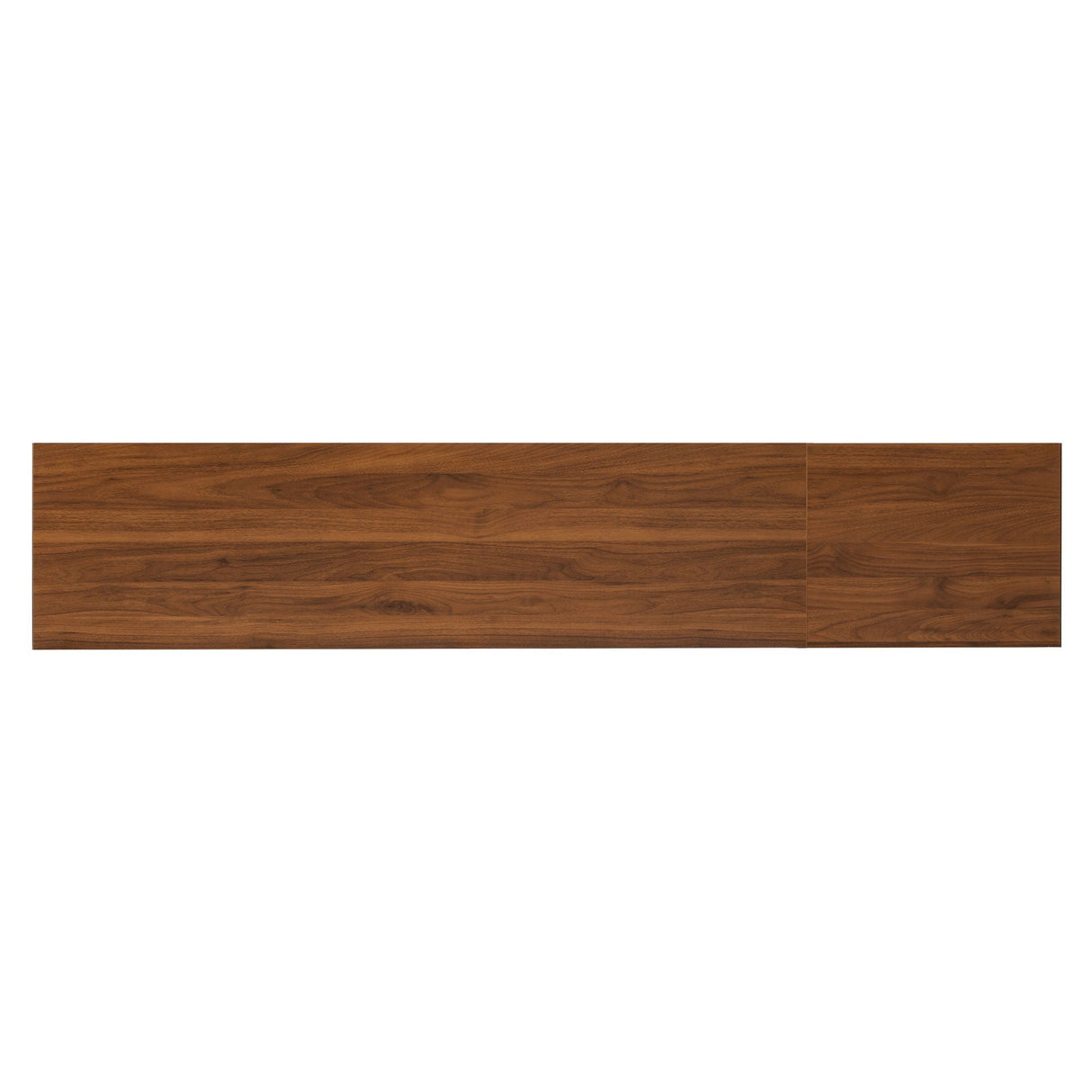 TV Stand With Fluted Doors, 2 Drawers - Walnut