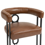 House hold contemporary designed upholstered accent/dining chair/barrel side chairs set of 2