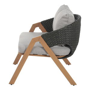Patio Chair with Cushions (Set of 2)