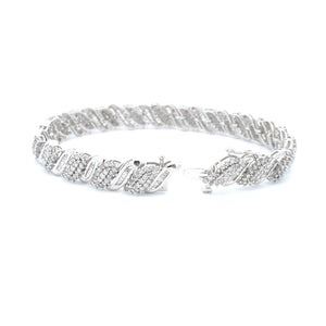 5.00ct Diamond Tennis Bracelet 10KT White Gold