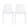 Outdoor Stacking Dining Side Chair (Set of 2)