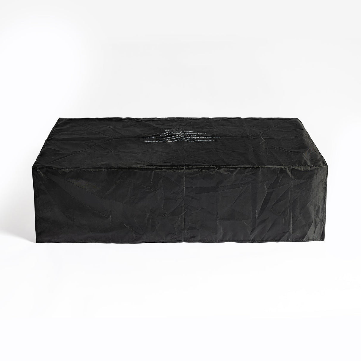 Volon Modern Rectangular Fire Pit Table in Light Gray