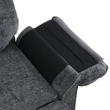 The Adelle Adaptable Gray Chenille Modular Sofa Bed