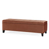 Wendover Elegant Tufted Storage Bench With Lift-Up Top And Birch Wood Legs
