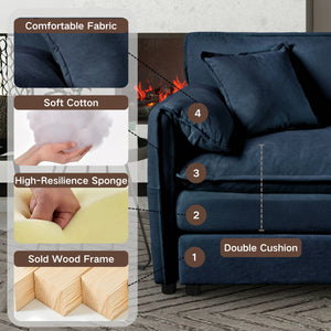 41.73" Modern Upholstered Sofa Chair