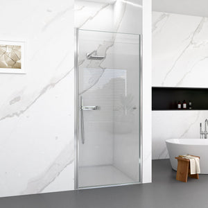 32"W x 72"H Frameless Circular Pivot Shower Door
