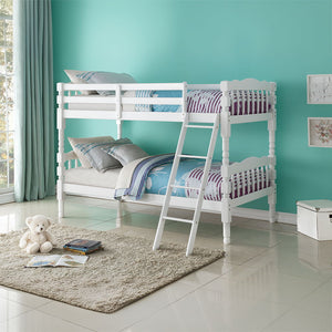 Homestead - Twin Over Twin Bunk Bed - White
