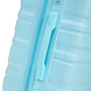 HIFINE Tourist 3-Piece ABS Spinner Wheel Luggage Set (Blue)