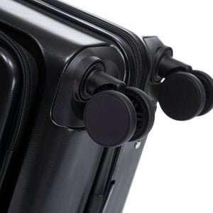 14' & 20' ABS Spinner Wheel Luggage Set with Cosmetic Case