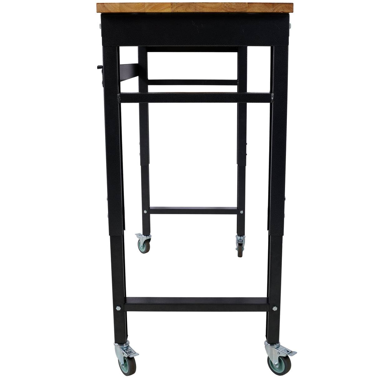 48" Wide Rolling Workbench - Adjustable Height for Workshop
